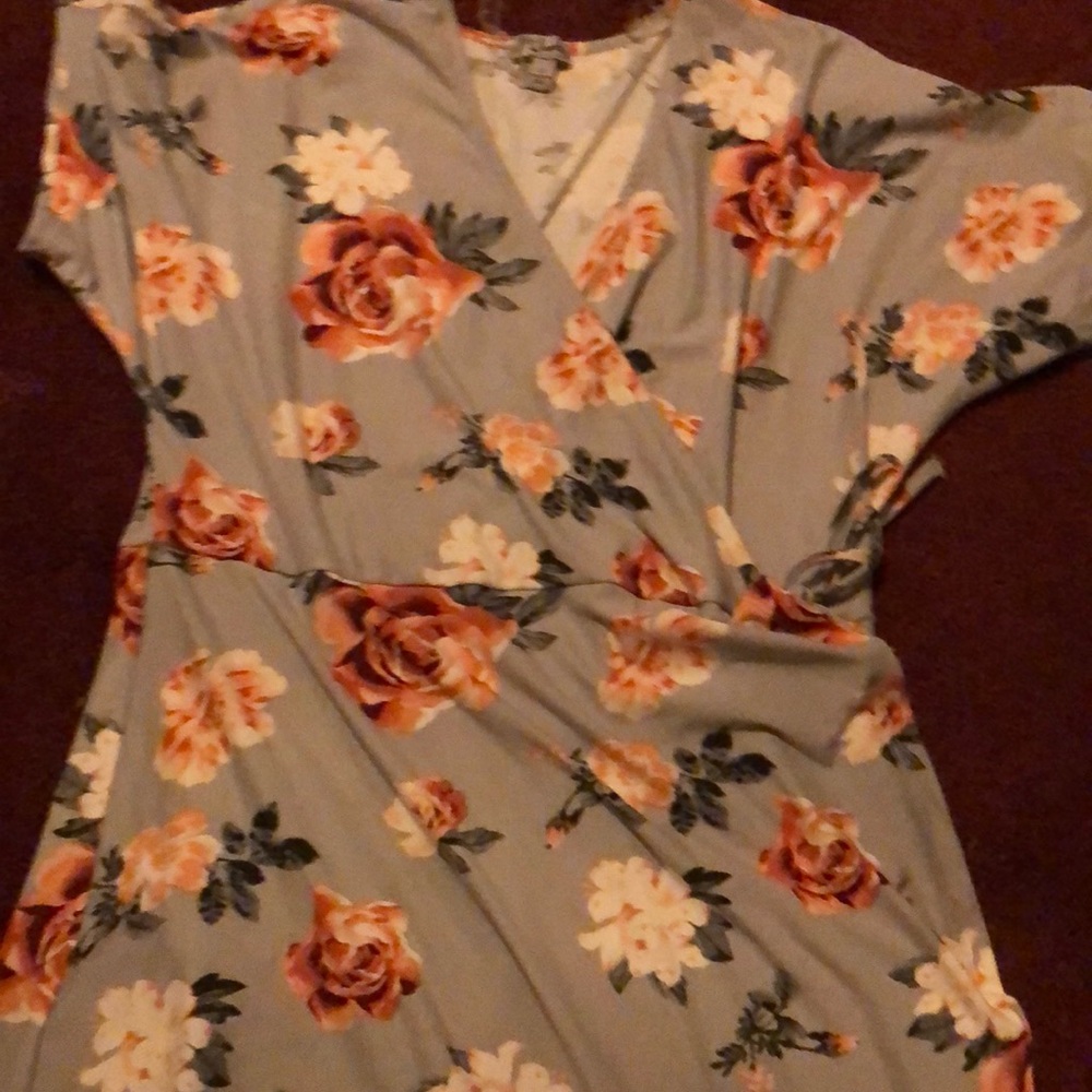 J for justify long flower dress
